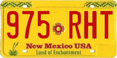 NM license plate 975RHT