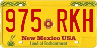 NM license plate 975RKH