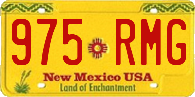NM license plate 975RMG