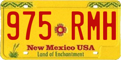 NM license plate 975RMH