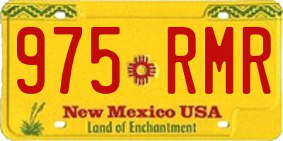 NM license plate 975RMR