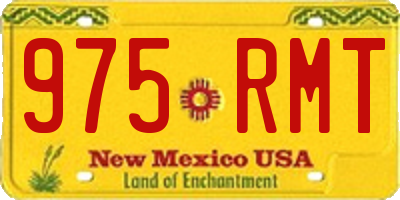 NM license plate 975RMT