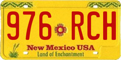 NM license plate 976RCH