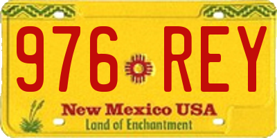 NM license plate 976REY
