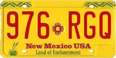 NM license plate 976RGQ