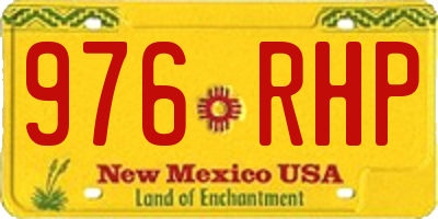 NM license plate 976RHP
