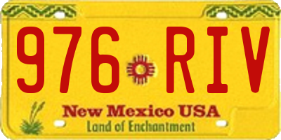 NM license plate 976RIV