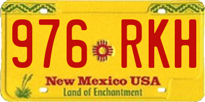 NM license plate 976RKH