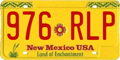 NM license plate 976RLP