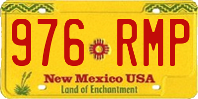 NM license plate 976RMP