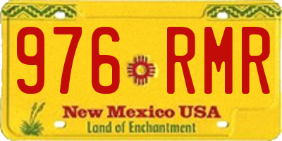 NM license plate 976RMR