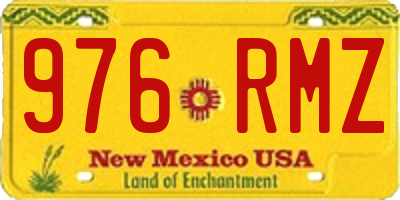 NM license plate 976RMZ