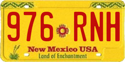 NM license plate 976RNH