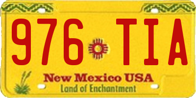 NM license plate 976TIA
