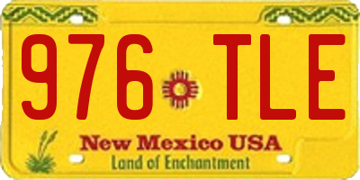 NM license plate 976TLE