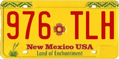 NM license plate 976TLH