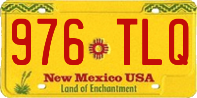 NM license plate 976TLQ