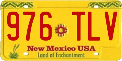 NM license plate 976TLV