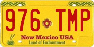 NM license plate 976TMP