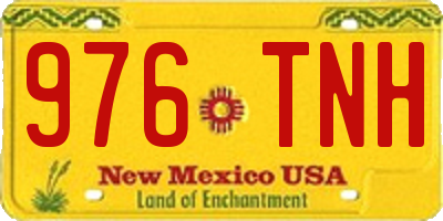 NM license plate 976TNH