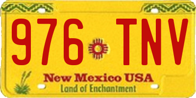 NM license plate 976TNV