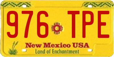 NM license plate 976TPE