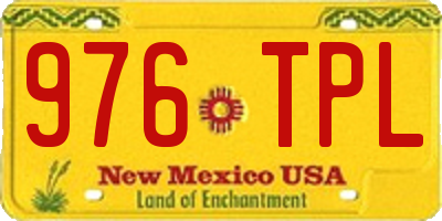 NM license plate 976TPL