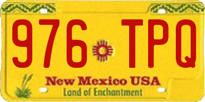 NM license plate 976TPQ