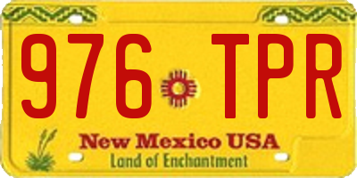 NM license plate 976TPR