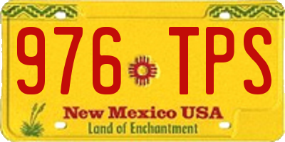 NM license plate 976TPS