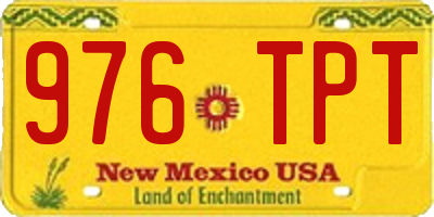 NM license plate 976TPT