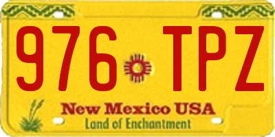 NM license plate 976TPZ