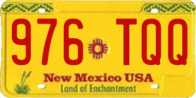 NM license plate 976TQQ