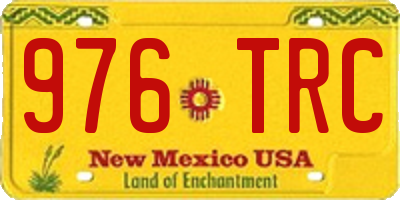 NM license plate 976TRC