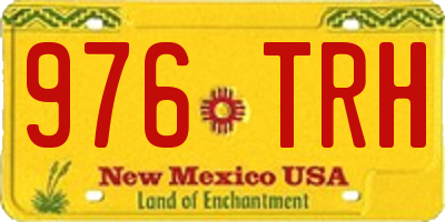 NM license plate 976TRH