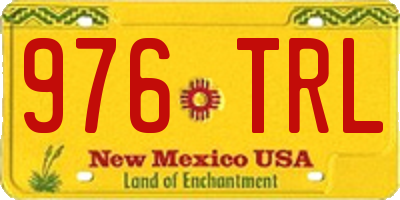 NM license plate 976TRL