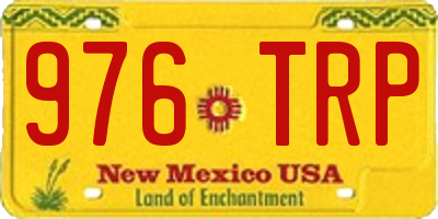 NM license plate 976TRP