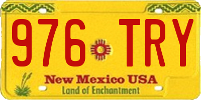 NM license plate 976TRY