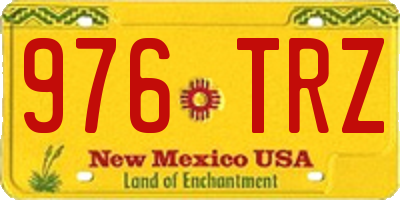 NM license plate 976TRZ
