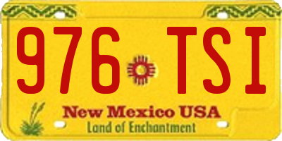 NM license plate 976TSI