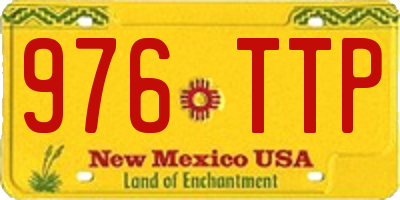NM license plate 976TTP