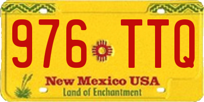 NM license plate 976TTQ