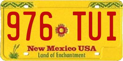 NM license plate 976TUI