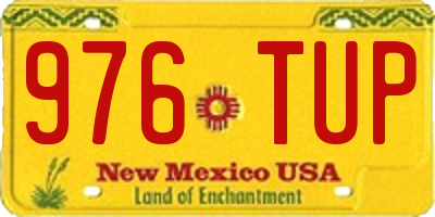 NM license plate 976TUP