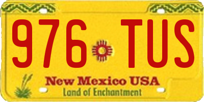 NM license plate 976TUS
