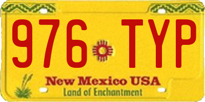 NM license plate 976TYP