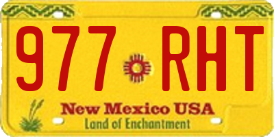 NM license plate 977RHT