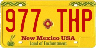 NM license plate 977THP
