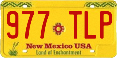 NM license plate 977TLP