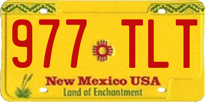 NM license plate 977TLT